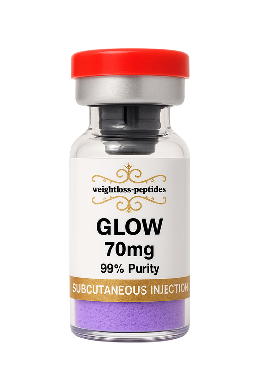 GLOW 70 - GHK-CU (50mg) / BPC-157 (10mg) / TB500 (10mg)